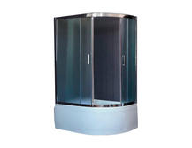Душевой уголок Royal Bath BK-C-CH 120x80 L шиншилла с поддоном