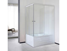 Душевой уголок Royal Bath BP-T-R 100x80 прозрачное с поддоном
