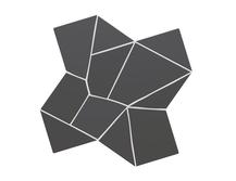 Керамогранит Wow Trencadis Gaudi Basalt 25,5x25,5