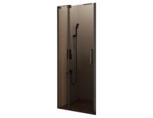 Душевая дверь Cezares Slider 80х195 Slider-B-1-80/90-BR-NERO матовая
