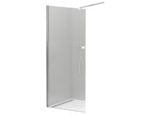 Душевая перегородка Cezares Liberta 80х195 L-1-80-C-Cr прозрачное стекло, профиль хром