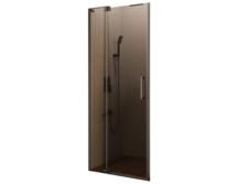Душевая дверь Cezares Slider 80х195 Slider-B-1-80/90-BR-GM оружейная сталь матовая