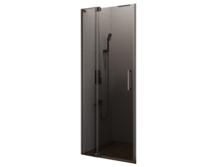 Душевая дверь Cezares Slider 80х195 Slider-B-1-80/90-GRIGIO-GM оружейная сталь матовая