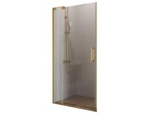 Душевая дверь Cezares Slider 100х195 Slider-B-1-100/110-C-BORO брашированное золото матовая