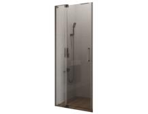 Душевая дверь Cezares Slider 80х195 Slider-B-1-80/90-C-GM оружейная сталь матовая
