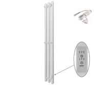 Электрический полотенцесушитель Маргроид 120х15 Inaro-12012-1081-9016R матовый