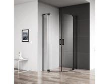 Душевой уголок Cezares 80х80 Slider-R-2-80/90-C-NERO