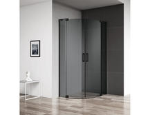 Душевой уголок Cezares 90х90 Slider-R-2-90/100-GRIGIO-NERO