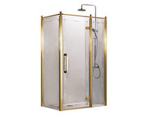 Душевой уголок Azario Ontario 120х90 AZNBB1231R900GOLD правый
