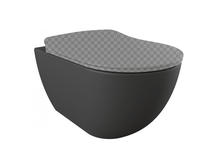 Подвесной унитаз Creavit Free FE320-00AM00E-0000 антрацит матовый