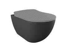 Подвесной унитаз Creavit Free FE322-11AM00E-0000 антрацит матовый