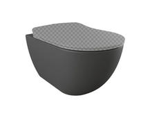 Подвесной унитаз Creavit Free FE320-11AM00E-0000 антрацит матовый