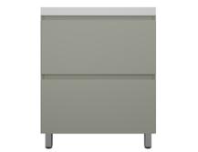 Тумба с раковиной Style Line Манхэттен 70 ЛС-00002376 олива