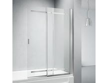 Шторка для ванны Veconi Palau 100х150 PL88CH-100-01-C8