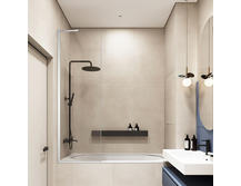 Шторка для ванны Veconi Palau 60х150 PL84-60-01-C7
