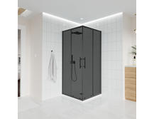 Душевой уголок Veconi Evo 300 GR 100х80 E3-GR-10080-12-C9 графит брашинг