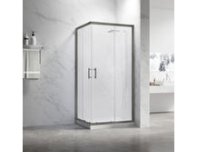 Душевой уголок Veconi Rovigo 100х80 RV27GM-10080-01-C8 оружейная сталь