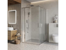Душевой уголок BelBagno Luce 105х105 LUCE-A-22-80+25-C-Cr