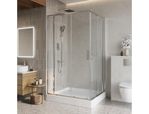 Душевой уголок BelBagno Luce 125х110 LUCE-AH-22-125/110-C-Cr