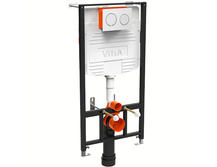 Инсталляция для унитаза Vitra Uno 730-5800-01EXP с кнопкой 720-0280EXP хром