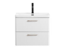 Тумба с раковиной BelBagno Due 50 DUE-500-2C-SO-BL-P bianco lucido
