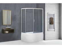 Душевой уголок Royal Bath BK-С-R 120x80 шиншилла с поддоном