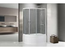 Душевой уголок Royal Bath BK-T 120x80 R прозрачное с поддоном