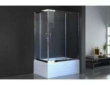 Душевой уголок Royal Bath BP-T-CH 120x80 R прозрачное с поддоном