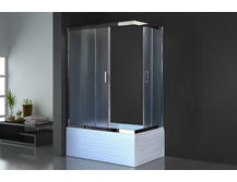 Душевой уголок Royal Bath BP-C-CH 100x80 L матовое с поддоном