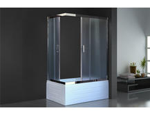 Душевой уголок Royal Bath BP-C-CH 100x80 R матовое с поддоном