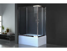 Душевой уголок Royal Bath BP-T-CH 100x80 L прозрачное с поддоном