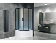 Душевой уголок Royal Bath 90BK-C-BL 90х90 матовое с поддоном