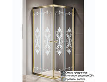 Душевой уголок Cezares 90х90 Giubileo-A-2-90-SCORREVOLE-CP-G