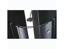 Душевой уголок Cezares 100х120 Bergamo-W-RH-1-120/100-ARCO-C-Cr-L-IV