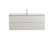 Тумба с раковиной Cezares Duet N-1200-2C-SO-AS-P альпака брашированная