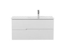 Тумба под раковину Cezares Duet-N-1000-2C-SO-BL-R bianco lucido