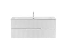 Тумба с раковиной Cezares Duet-N-1200-2C-SO-BL bianco lucido