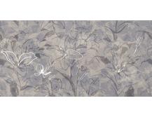 Керамогранит Meissen Floresta Цветы Синий Рект. 60x120
