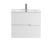 Тумба с раковиной Cezares Duet-N-700-2C-SO-BL bianco lucido