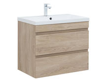 Тумба с раковиной Aquanet Нота New 75 335881 дуб светлый