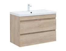 Тумба с раковиной Aquanet Нота New 90 335882 дуб светлый