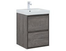 Тумба с раковиной Aquanet Милан 50 340156 дуб рошелье