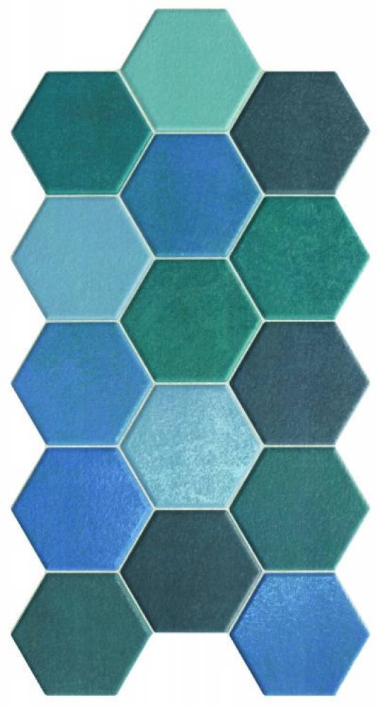 Керамогранит Realonda Hex Aquamarine 26,5x51