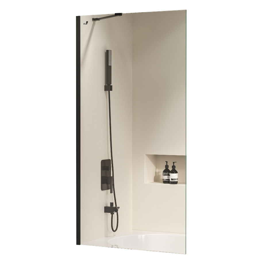 Шторка для ванны RGW Screens SC-150-B 150х75 371115075-14, цвет черный