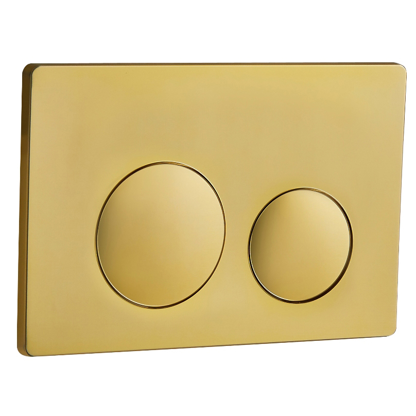 Кнопка для инсталляции RGW SWH-07Gb 68420007-06, цвет золото - фото 1