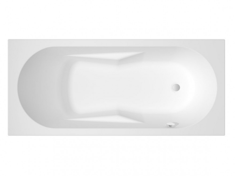 Акриловая ванна Riho Lazy 180х80 правая Plug&Play на ножках