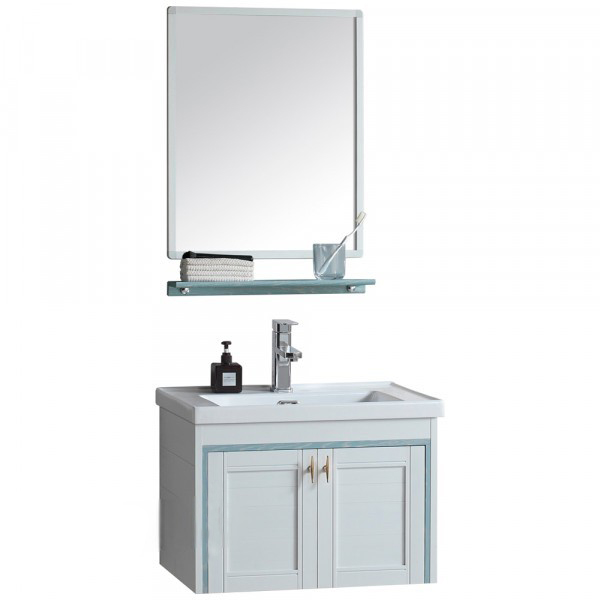Мебель для ванной River Amalia 605 BU 10000003937 белый/голубой - фото 1
