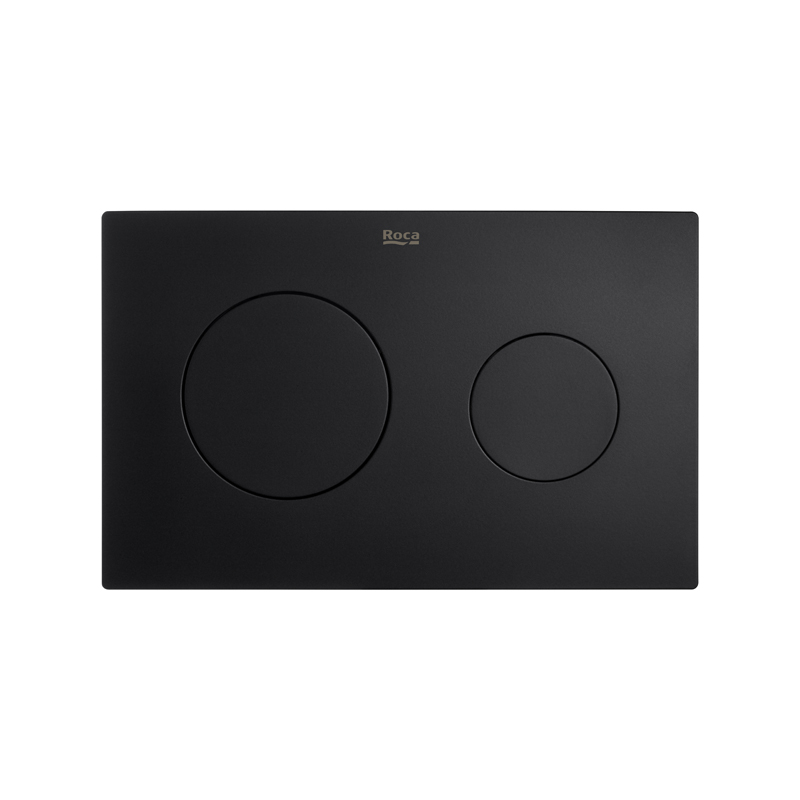 Кнопка для инсталляции Roca Duplo In Wall 7.8900.8.920.6, цвет черный - фото 1
