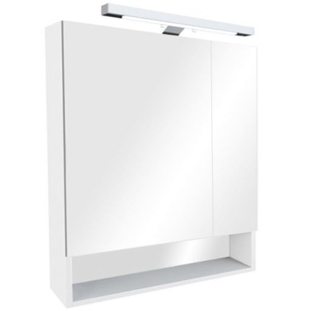 Зеркальный шкаф для ванной Roca Gap 80 белый глянец