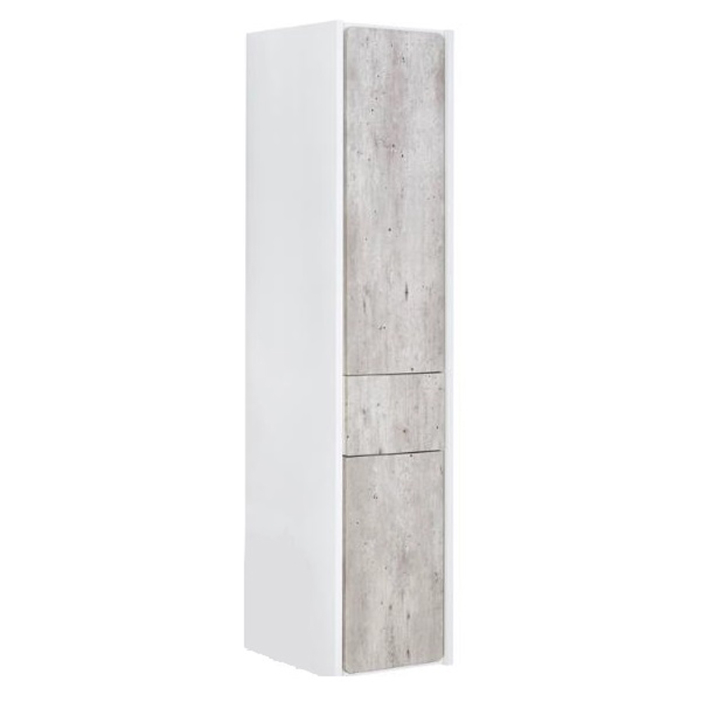 Пенал для ванной Roca Ronda правый белый/бетон пенал для ванной vigo geometry 45 бетон